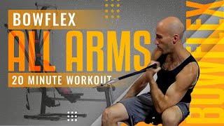 Bowflex Bicep & Tricep Workout | 20 minutes | All Arms (Biceps & Triceps)