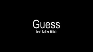 'Guess' - Charli xcx feat. Billie Eilish (Unofficial Lyric Video)
