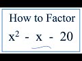 Factoring Quadratic Equations and Roots