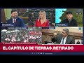 El Senado debate la ley de Propiedad Privada; el capítulo de tierras, retirado