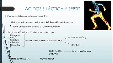 ¿Qué causa la acidosis metabólica en la sepsis?