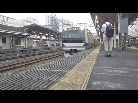 常磐線 試9223M E531系K478編成+K479編成 J-TREC出場試運転 水戸駅発車(警笛あり)