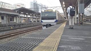 常磐線 試9223M E531系K478編成+K479編成 J-TREC出場試運転 水戸駅発車(警笛あり)