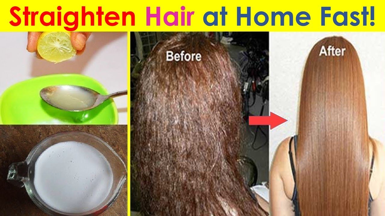 31 Cute How to make your hair straight and silky naturally at home for Natural Beauty