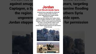 🚨🚨🚨 Jordan just struck inside Syria.#