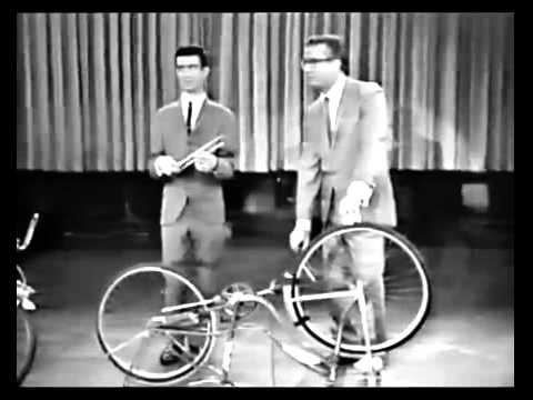 Frank Zappa teaches Steve Allen to play The Bicycle (1963) | June 20, 2014 | ThatHairyCanadian