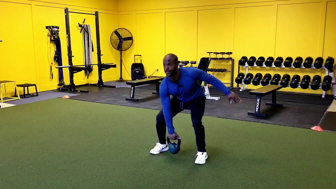 KB Clean to Reverse Lunge - YouTube