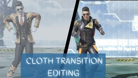 EDIT CLOTH TRANSITION EFFECT IN PUBG AND BGMI || WITH KINEMASTER ||