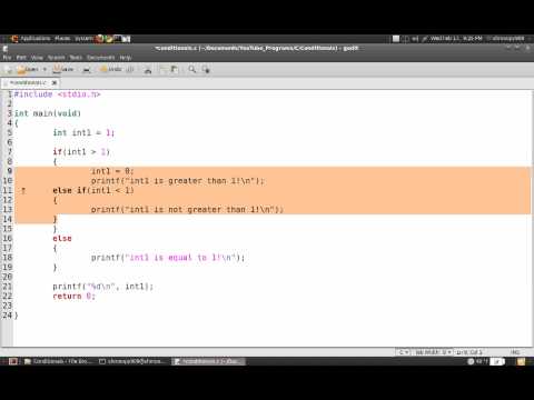 Let's Code! : C-Conditional Statements Part (2/2)