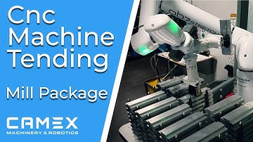 Cnc Machine Tending | for Vertical Machining Center , Automated Solution with Dual gripper