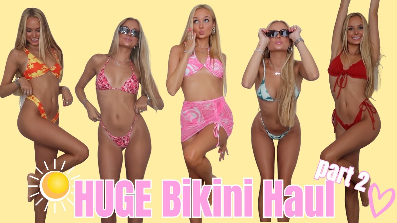 HUGE Shein Bikini Try On Haul Part 2 | Grace Taylor