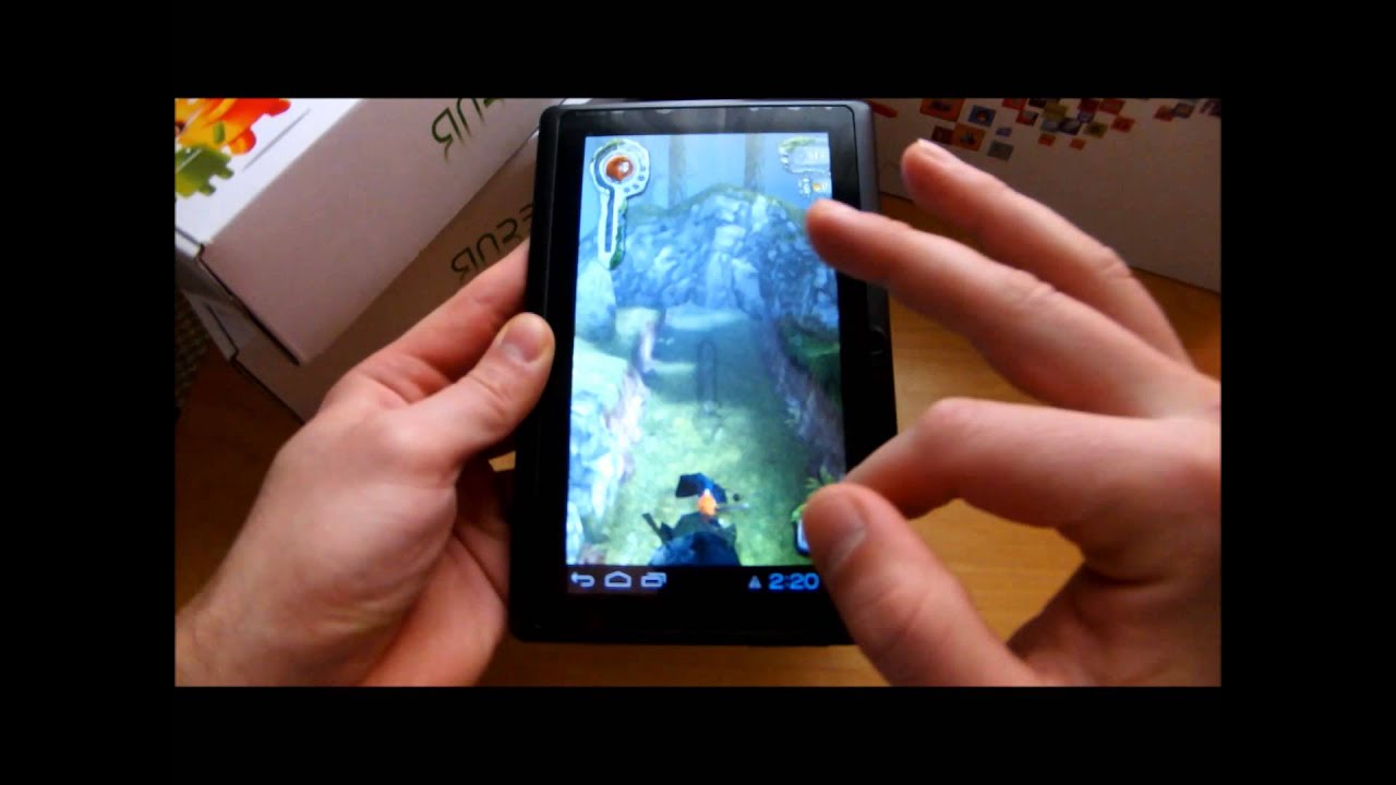 7 inch Android allwinner a13 tablet pc 5 best games YouTube