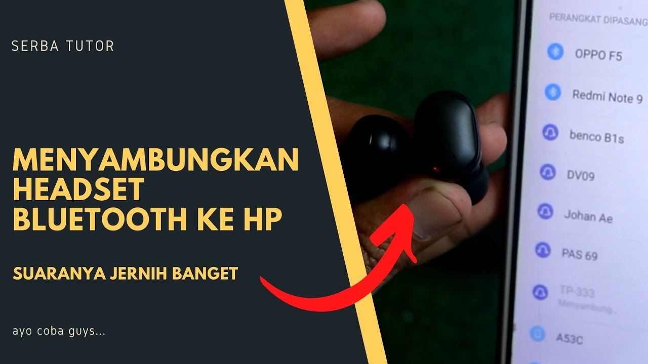Cara Menyambungkan Headset Bluetooth ke HP Android YouTube