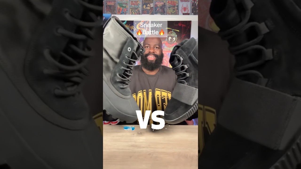 Sneaker Battle Adidas Yeezy 950 Pirate Black VS Adidas Yeezy 750 Triple Black 