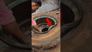 Tyre Rim Bend Repair #shorts #ytshorts #shortsfeed #mechanical #santoshpattimistry