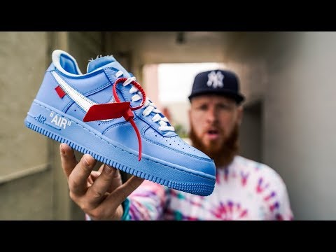 air force 1 off white blue