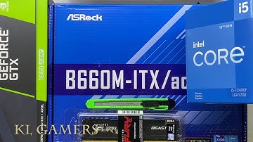 intel Core i5 12400F ASRock B660M ITX ac OCPC GTX1660 SUPER Gaming PC Build