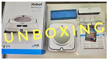 Unboxing and Setup iRobot Braava Jet M6 Robot Mop