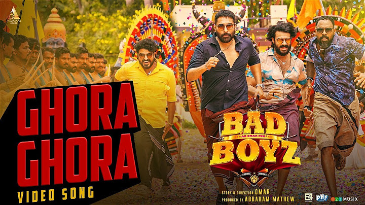 Ghora Ghora Rajadhi Raja Video Song | Bad Boyz | Omar Lulu | Vineeth Sreenivasan | Rahman | William