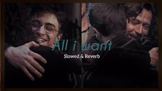 all i want (kodaline) | slowed & reverb + rain effect | english songs| indie music