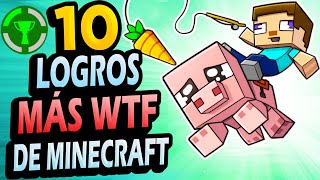 ✅ Los 10 LOGROS más WTF de #Minecraft!!