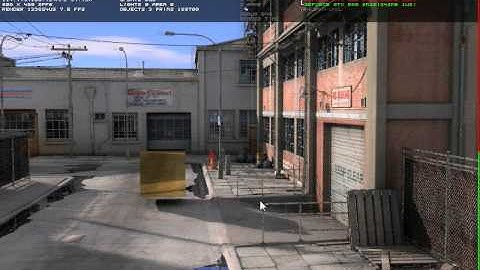 Real-time photorealistic rendering on the GPU: physics test in street scene 2