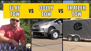 Flat Tow, Dolly or Trailer: What You Need To Know Before You Tow Your Car