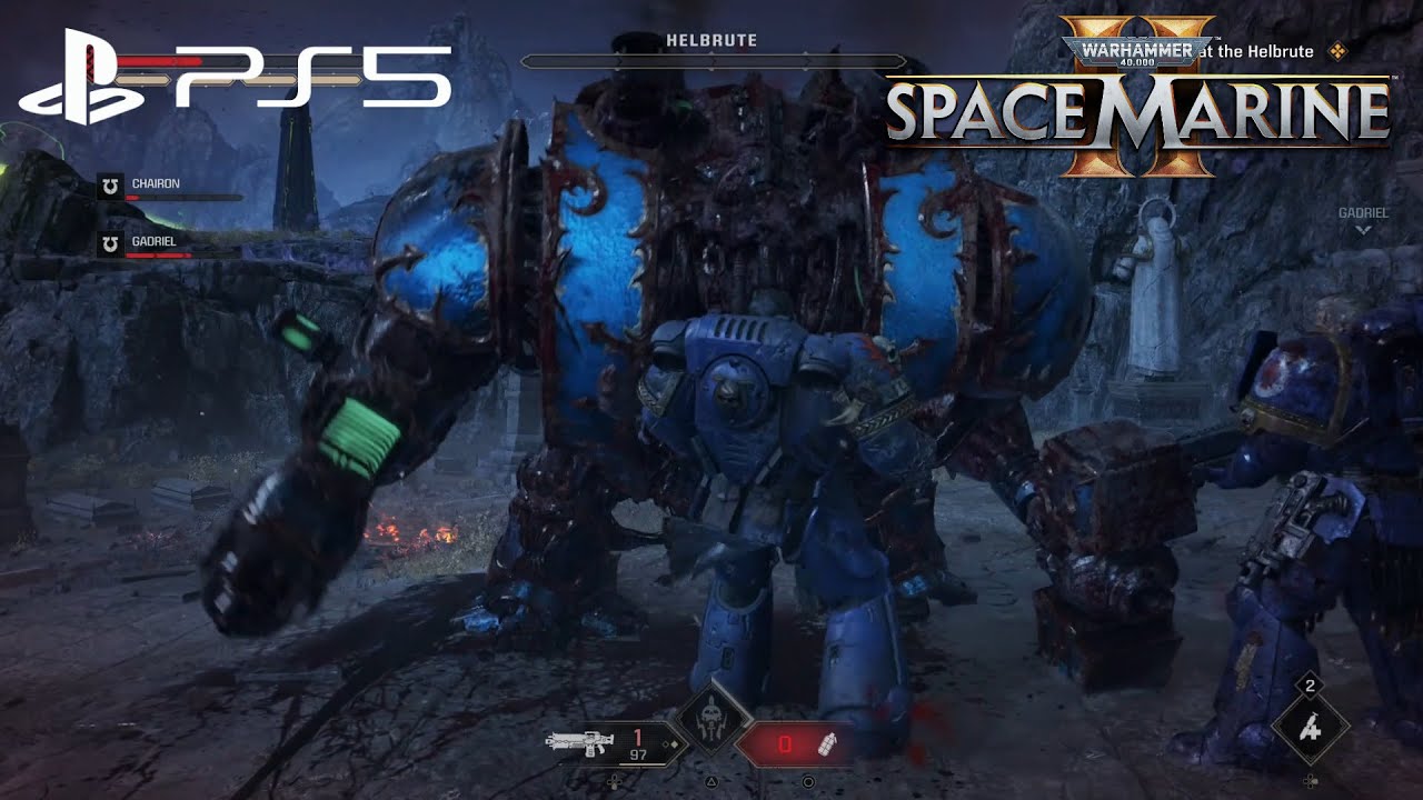 Warhammer 40K: Space Marine 2 - Helbrute Boss Fight 1080p PS5 - YouTube
