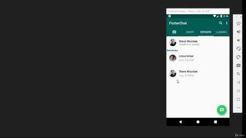 Master Flutter Dart De cero a experto - Flutter WhatsApp CLONE - 10 Ejercicio Pantalla Estados