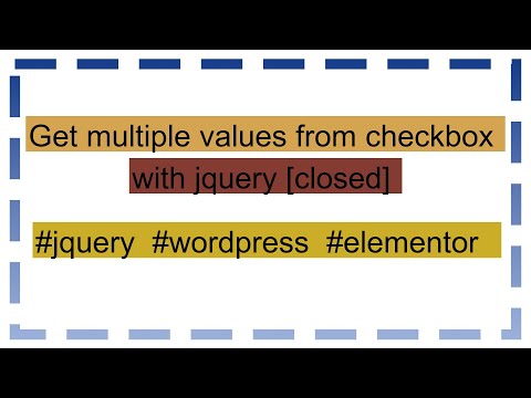 Get multiple values from checkbox with jquery [closed]