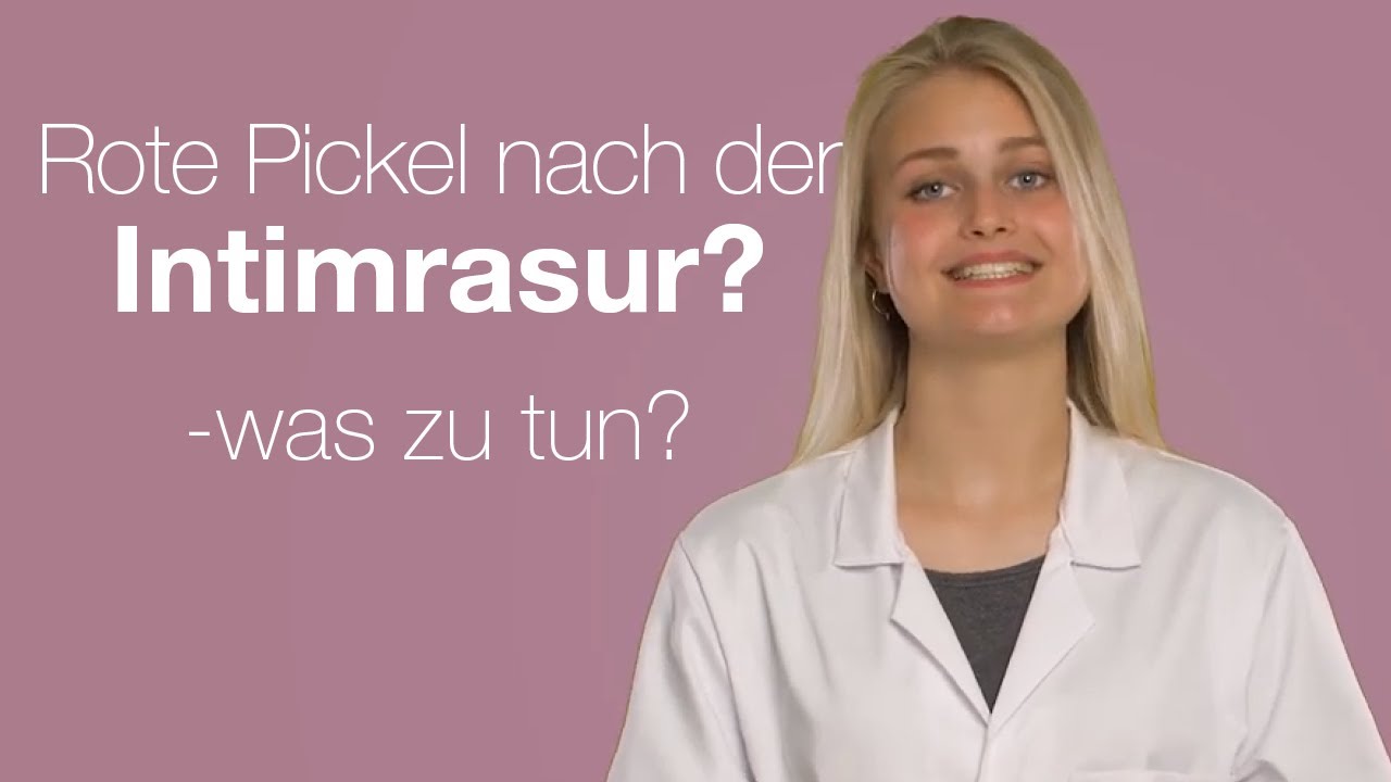 Weiße pickel scheide