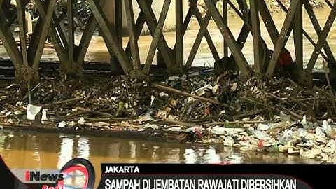 Sampah kembali menumpuk di kolong jembatan rawajati - iNews Pagi 07/03