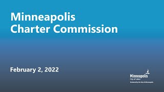 February 2, 2022 Charter Commission