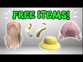 NEW FREE HAIRS AND ITEMS IN ROBLOX!