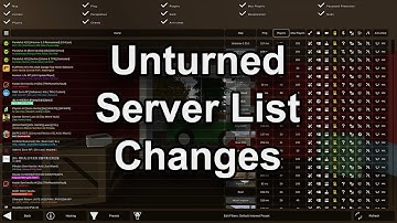 Preview of Server List Changes in the Next Unturned Update