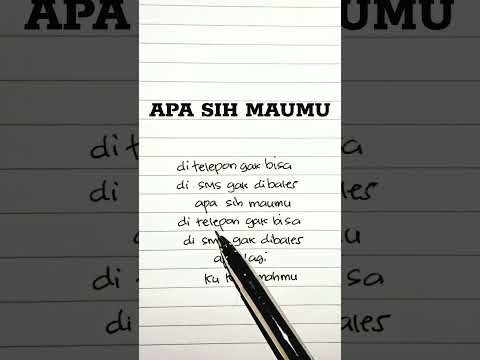 Video Apa Sih Maumu