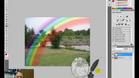 Mega Academy Adobe Photoshop Tutorial, Create a Rainbow.