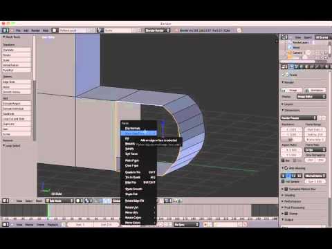Beginners Blender 3D: Tutorial 14 - Modeling Customized Objects - YouTube