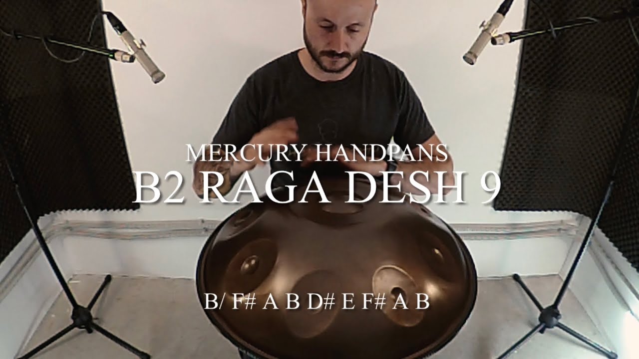 Mercury B2 Raga Desh 9 (Handpan / Pantam / Sound Sculpture)