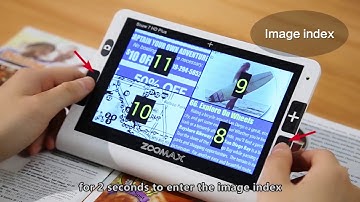 Zoomax Handheld Video Magnifier Snow 7 HD Plus Text-to-Speech Version - Instructional Video
