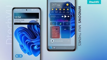 Best Windows 11 Inspired MIUI Themes | Windows style Best MIUI Themes for Xiaomi, Redmi & Poco