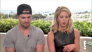 Stephen Amell And Emily Bett Rickards Interview With E At Sdcc 2015