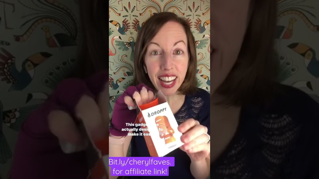 Eye drop gadget for arthritis!