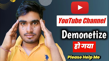 😭 YouTube Channel Demonetization  | Why YouTube Channel Demonetized In Hindi