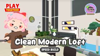 Modern Loft Interior Build 🏙️ | Black & White Theme | Play Together House Decorating Ideas screenshot 5