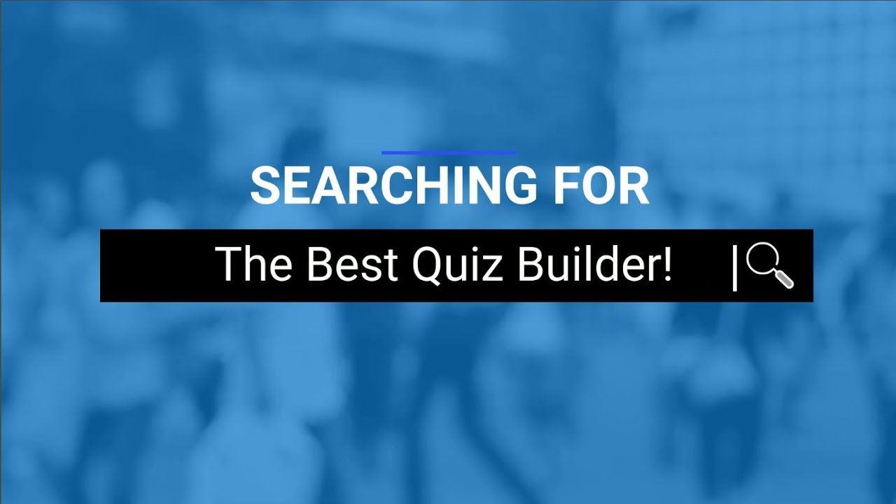 Smart Quiz Builder Vs Typeform Vs Interact The BEST Quiz Maker YouTube Smart quiz builder vs typeform vs interact the best quiz maker youtube