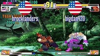 FT3 @sfiii3nr1: brocklanders (US) vs bigdan420 (US) [SF III 3rd Strike sfiii sf3 Fightcade] Jun 10