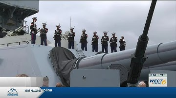Memorial Day observance ceremony held on Battleship North Carolina