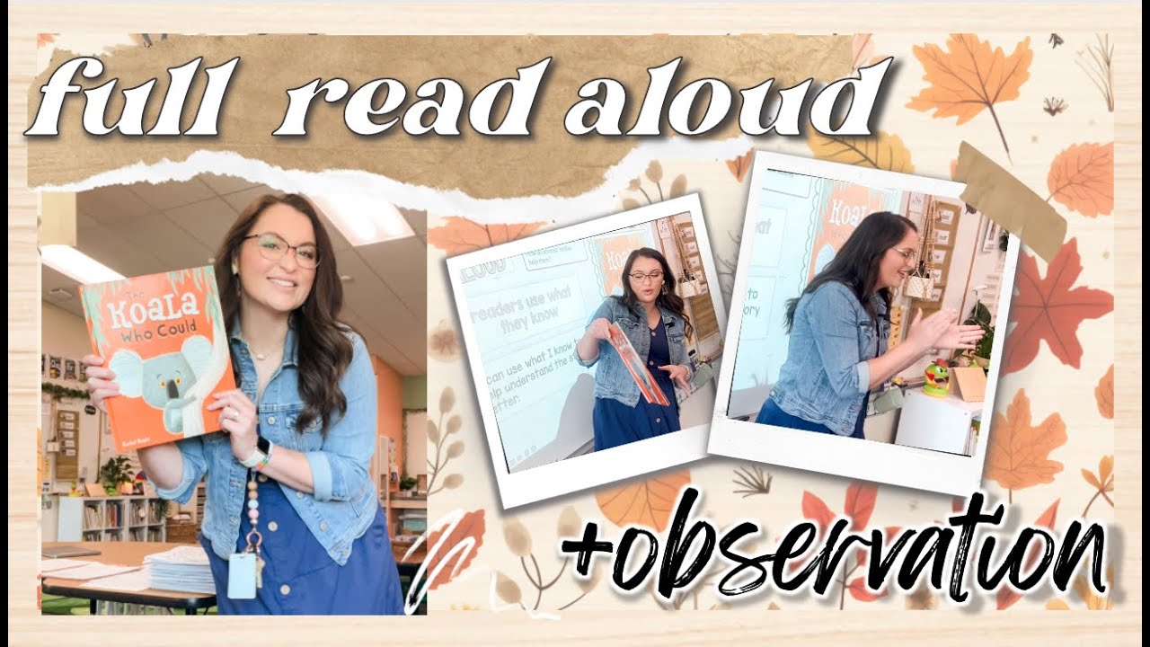 *vlog 12* come teach with me! full read aloud lesson + talk through ...