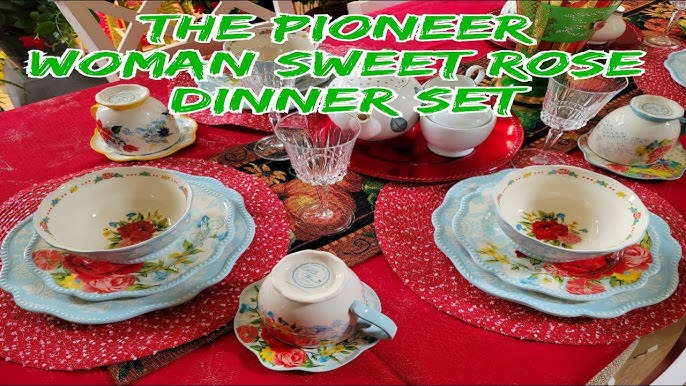 The Pioneer Woman Classic Ceramic Breezy Blossom Cookware Set, 25 Piece Set  - Yahoo Shopping